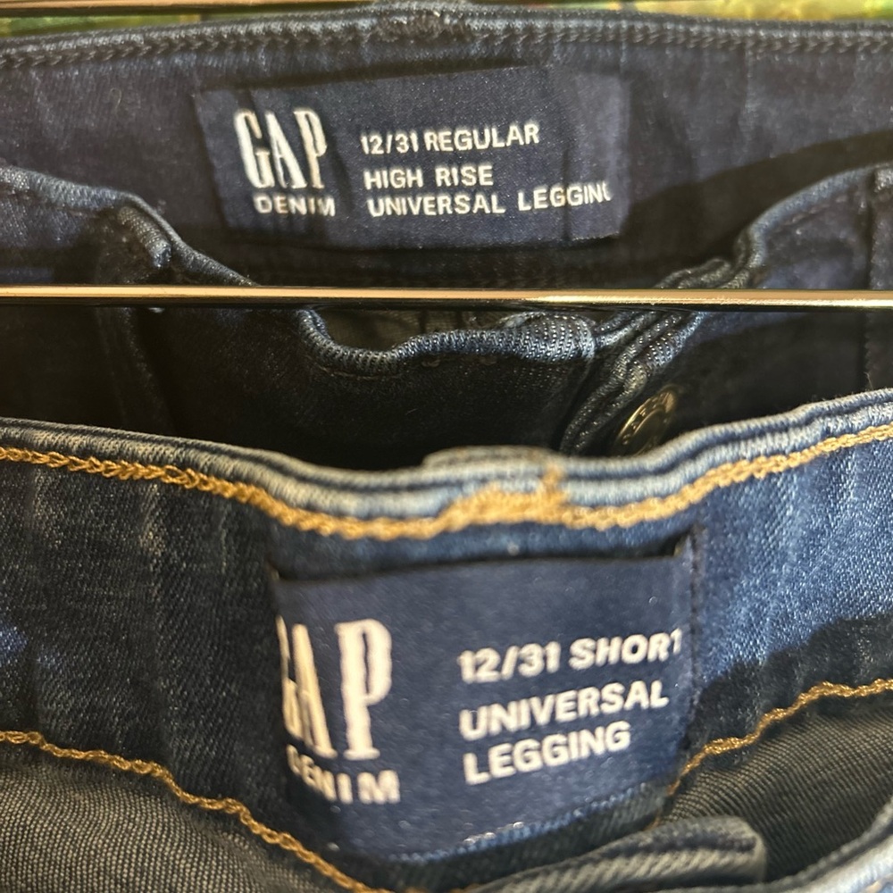 (2)GAP Skinny Distressed & Regular Blue Jeans BOGO Deal (Dark & Medium Wash)(2) - Picture 2 of 6